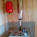 Установка дровяного котла