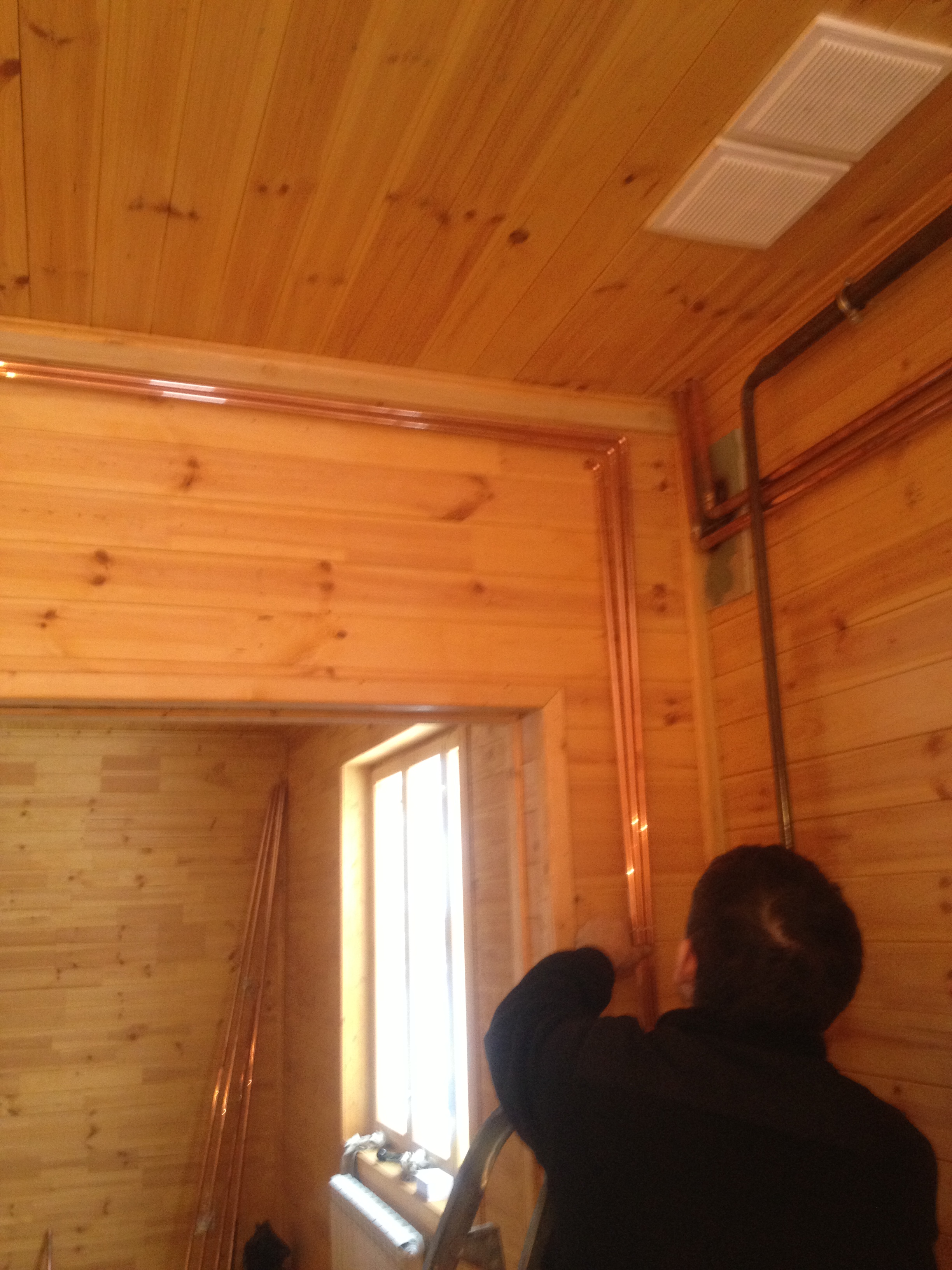 Установка отопления